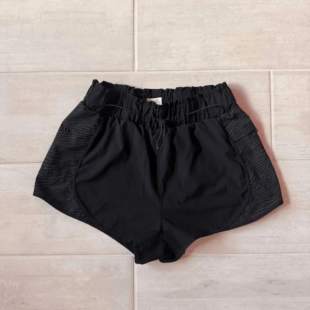 Mondetta Performance Luxury Outdoor Shorts Black Drawstring Waistband Pockets M